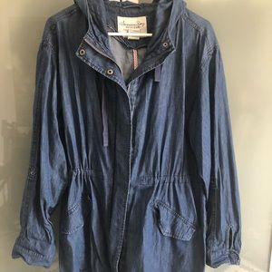 American Rage Denim Trench Coat